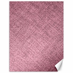 Pink Fabric Texture, Knitted Pink Texture, Canvas 12  X 16  by kyorashop23