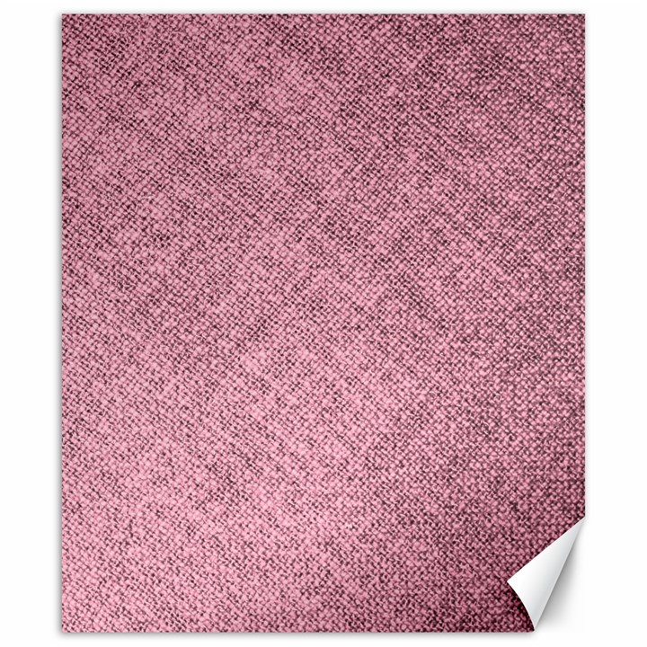 Pink Fabric Texture, Knitted Pink Texture, Canvas 20  x 24 