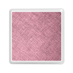 Pink Fabric Texture, Knitted Pink Texture, Memory Card Reader (square) by kyorashop23