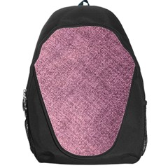 Pink Fabric Texture, Knitted Pink Texture, Backpack Bag by kyorashop23