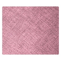 Pink Fabric Texture, Knitted Pink Texture, Two Sides Premium Plush Fleece Blanket (kids Size) by kyorashop23