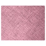 Pink Fabric Texture, Knitted Pink Texture, Two Sides Premium Plush Fleece Blanket (Teen Size) 60 x50  Blanket Back