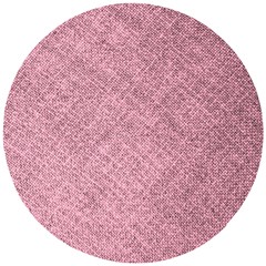 Pink Fabric Texture, Knitted Pink Texture, Wooden Puzzle Round