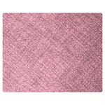 Pink Fabric Texture, Knitted Pink Texture, Premium Plush Fleece Blanket (Medium) 60 x50  Blanket Front