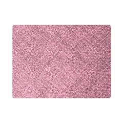 Pink Fabric Texture, Knitted Pink Texture, Premium Plush Fleece Blanket (mini) by kyorashop23