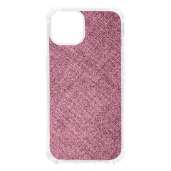 Pink Fabric Texture, Knitted Pink Texture, Iphone 13 Tpu Uv Print Case by kyorashop23