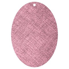 Pink Fabric Texture, Knitted Pink Texture, Uv Print Acrylic Ornament Oval