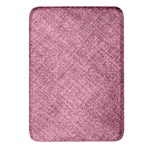 Pink Fabric Texture, Knitted Pink Texture, Rectangular Glass Fridge Magnet (4 pack) Front