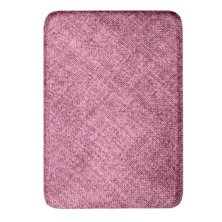 Pink Fabric Texture, Knitted Pink Texture, Rectangular Glass Fridge Magnet (4 pack)