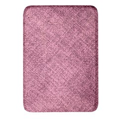 Pink Fabric Texture, Knitted Pink Texture, Rectangular Glass Fridge Magnet (4 Pack) by kyorashop23