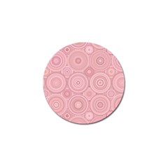 Pink Retro Texture With Circles, Retro Circles Background, Golf Ball Marker by kyorashop23