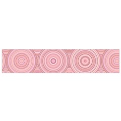 Pink Retro Texture With Circles, Retro Circles Background, Small Premium Plush Fleece Scarf