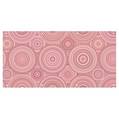 Pink Retro Texture With Circles, Retro Circles Background, Banner And Sign 8  X 4  by kyorashop23