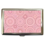 Pink Retro Texture With Circles, Retro Circles Background, Cigarette Money Case Front