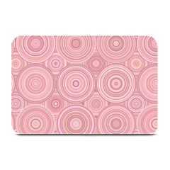 Pink Retro Texture With Circles, Retro Circles Background, Plate Mats by kyorashop23