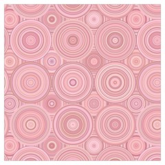 Pink Retro Texture With Circles, Retro Circles Background, Lightweight Scarf  by kyorashop23