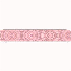 Pink Retro Texture With Circles, Retro Circles Background, Small Bar Mat by kyorashop23