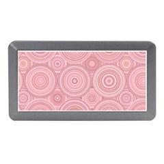 Pink Retro Texture With Circles, Retro Circles Background, Memory Card Reader (mini) by kyorashop23