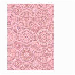 Pink Retro Texture With Circles, Retro Circles Background, Large Garden Flag (two Sides) by kyorashop23