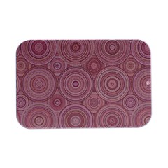 Pink Retro Texture With Circles, Retro Circles Background, Open Lid Metal Box (silver)   by kyorashop23