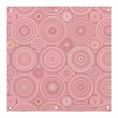 Pink Retro Texture With Circles, Retro Circles Background, Banner And Sign 3  X 3  by kyorashop23