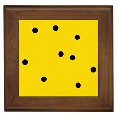 Punch Hole, Black Hole Framed Tile by kyorashop23