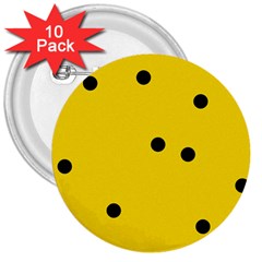 Punch Hole, Black Hole 3  Buttons (10 Pack)  by kyorashop23