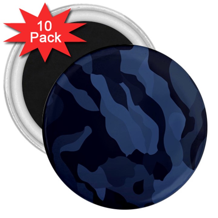 Purple Camo 3  Magnets (10 pack) 