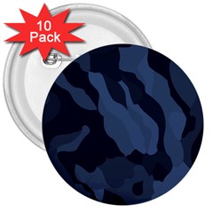 Purple Camo 3  Buttons (10 Pack)  by kyorashop23