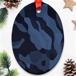 Purple Camo Oval Ornament (Two Sides) Front