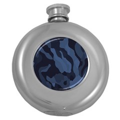 Purple Camo Round Hip Flask (5 Oz)