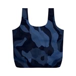 Purple Camo Full Print Recycle Bag (M) Front