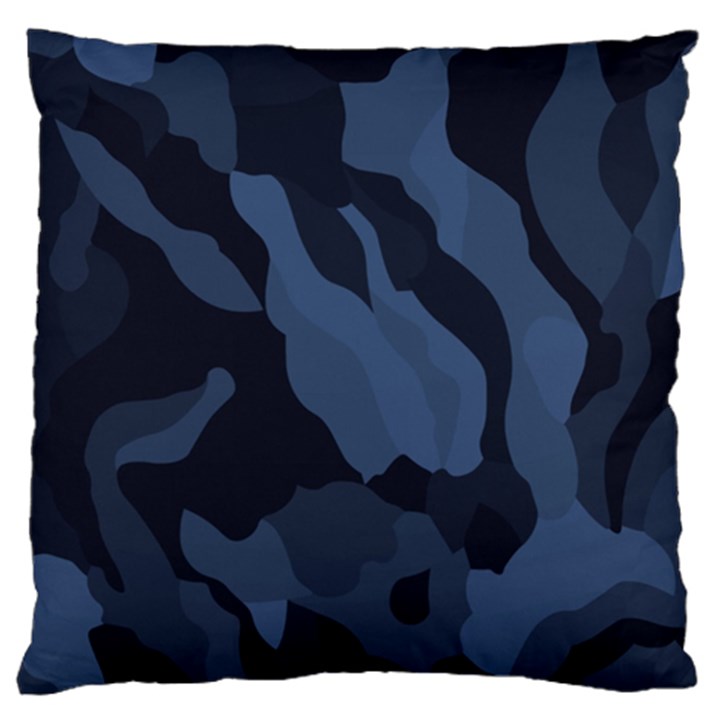 Purple Camo Standard Premium Plush Fleece Cushion Case (Two Sides)