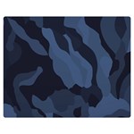 Purple Camo Two Sides Premium Plush Fleece Blanket (Teen Size) 60 x50  Blanket Back