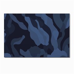 Purple Camo Postcard 4 x 6  (pkg Of 10) by kyorashop23