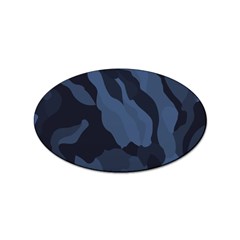 Purple Camo Sticker Oval (100 Pack)