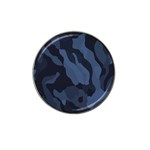 Purple Camo Hat Clip Ball Marker Front