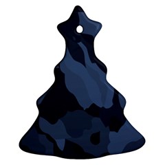 Purple Camo Christmas Tree Ornament (two Sides)