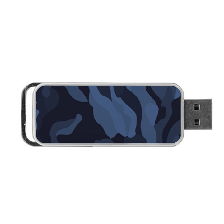 Purple Camo Portable USB Flash (One Side)