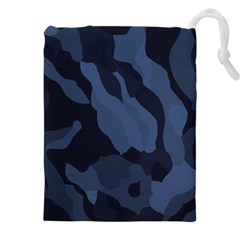 Purple Camo Drawstring Pouch (5xl) by kyorashop23