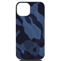 Purple Camo Iphone 14 Black Uv Print Case by kyorashop23