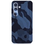 Purple Camo Samsung Galaxy S24 6.2 Inch Black TPU UV Case Front