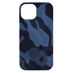 Purple Camo Iphone 15 Black Uv Print Pc Hardshell Case by kyorashop23