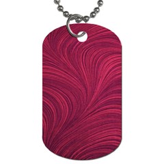 Purple Fabric Texture, Fabric Backgrounds With Lines Dog Tag (one Side) by kyorashop23