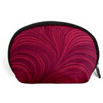 Purple Fabric Texture, Fabric Backgrounds With Lines Accessory Pouch (Large) Front