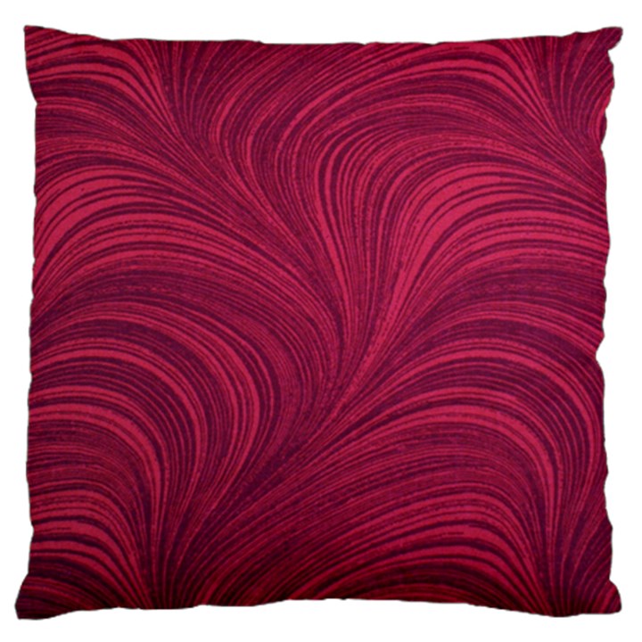 Purple Fabric Texture, Fabric Backgrounds With Lines Large Premium Plush Fleece Cushion Case (One Side)