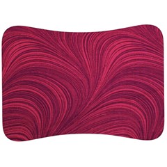 Purple Fabric Texture, Fabric Backgrounds With Lines Velour Seat Head Rest Cushion by kyorashop23