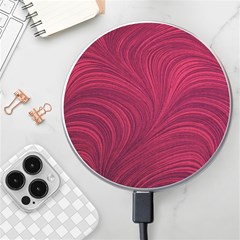 Purple Fabric Texture, Fabric Backgrounds With Lines Wireless Fast Charger(white) by kyorashop23