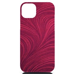 Purple Fabric Texture, Fabric Backgrounds With Lines Iphone 14 Plus Black Uv Print Case by kyorashop23