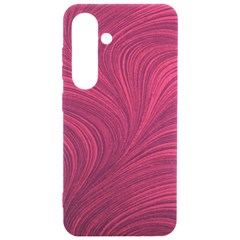 Purple Fabric Texture, Fabric Backgrounds With Lines Samsung Galaxy S24 6 2 Inch Black Tpu Uv Case